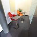 Vitra Organic Chair Sessel, Stoff Rot – leicht gebraucht