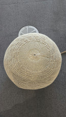 IKEA Sandared Pouf, Beige, Ø 50 cm