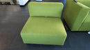 Walter Knoll Sitzelement (Mittelelement), Lemon Green, 80 × 80 cm