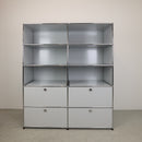 USM Haller Highboard Lichtgrau 2x5, 35cm tief