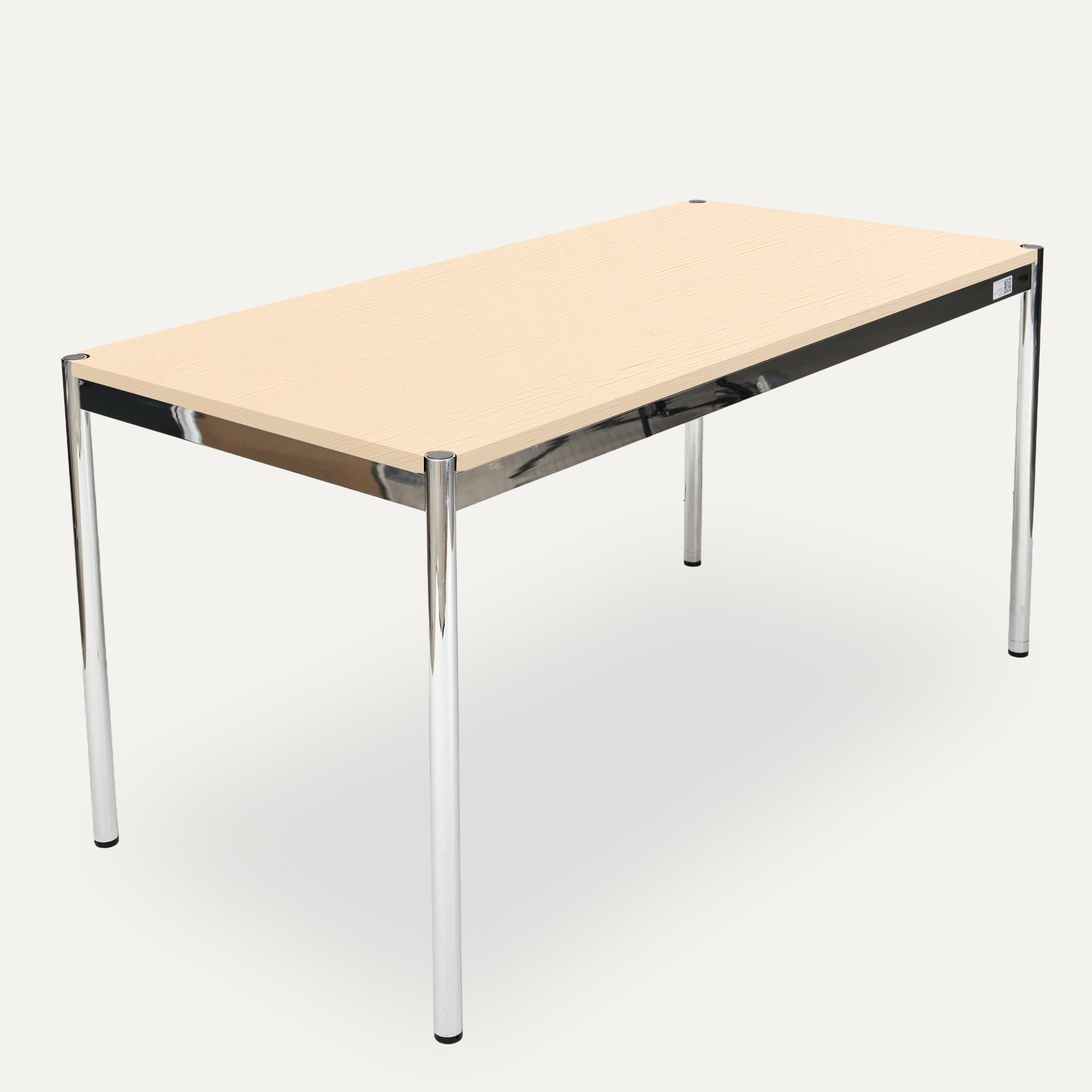 USM Haller Tisch Eiche furniert, geölt, weiß