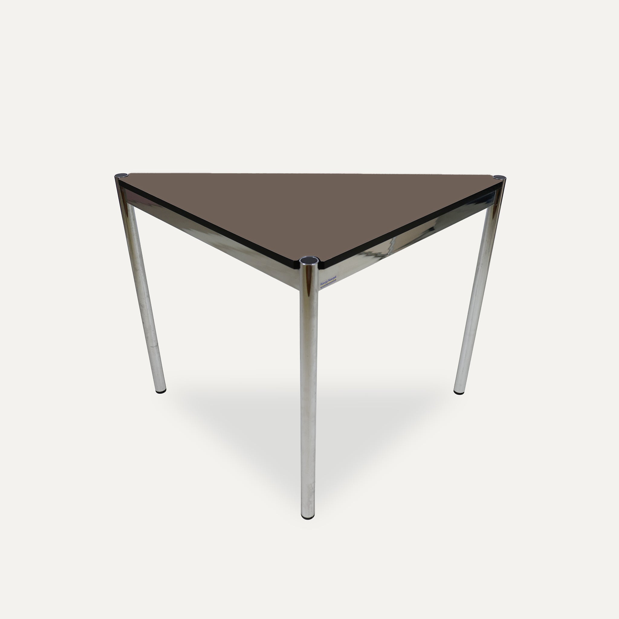 USM Haller Tisch dreieckig Linoleum Mauve