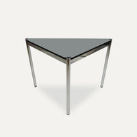 USM Haller Tisch dreieckig Linoleum, Ash