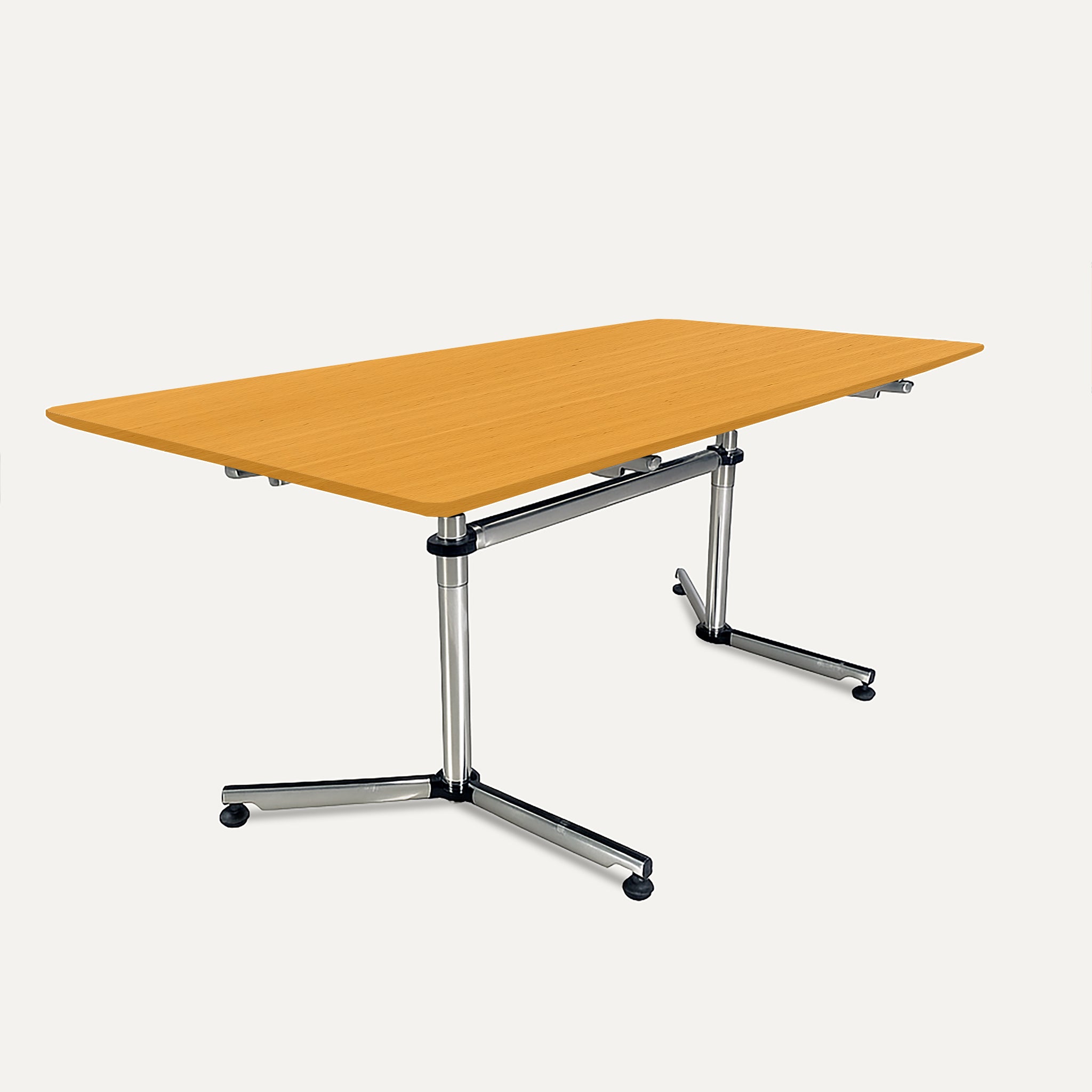 USM Kitos E2 elektrisch höhenverstellbar Buche furniert, lackiert, natur