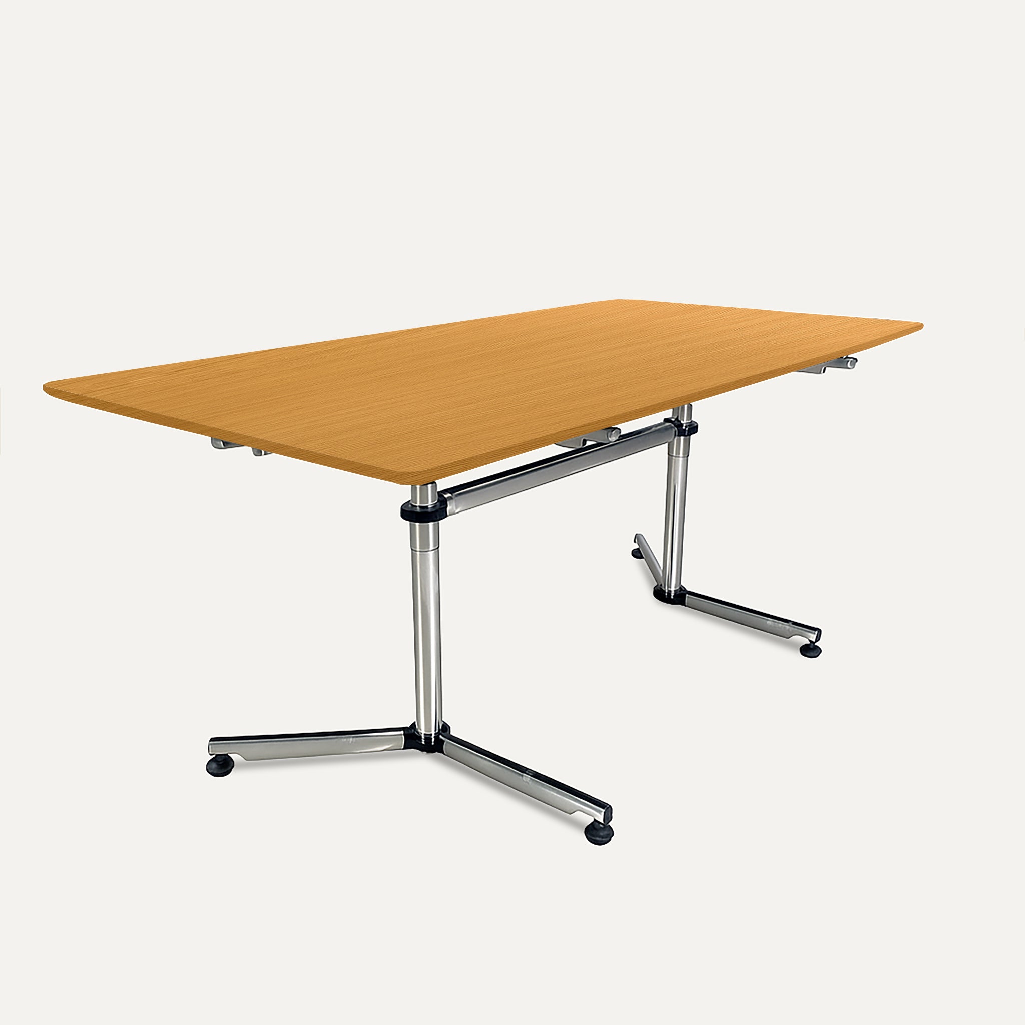 USM Kitos E2 elektrisch höhenverstellbar Eiche furniert, lackiert natur