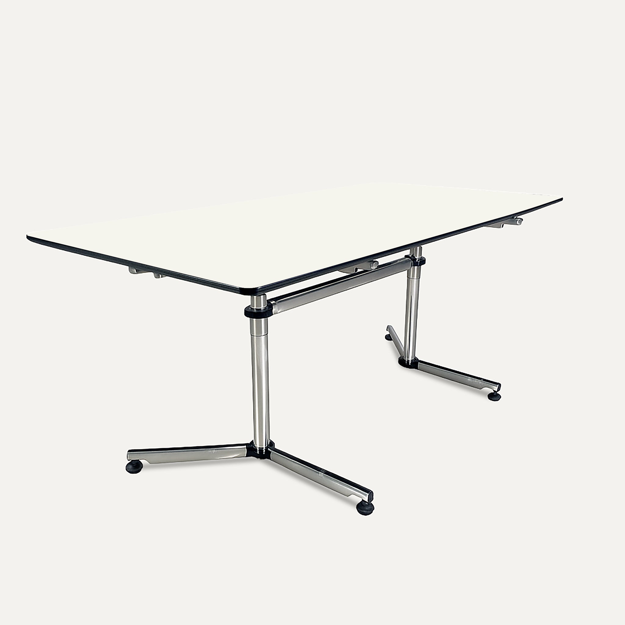 USM Kitos E2 elektrisch höhenverstellbar Fenix, Bianco Kos