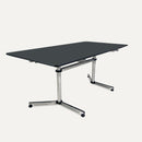 USM Kitos E2 elektrisch höhenverstellbar Linoleum, Charcoal