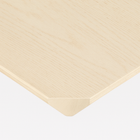 USM Kitos Tisch Eiche furniert, geölt, weiss