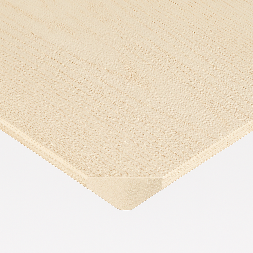 USM Kitos Tisch Eiche furniert, geölt, weiss