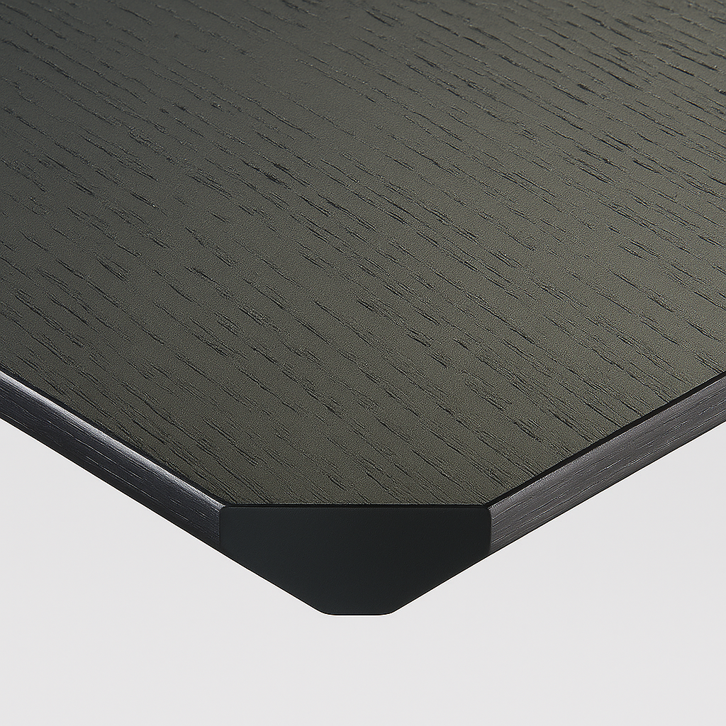 USM Kitos Tisch Eiche furniert lackiert, schwarz