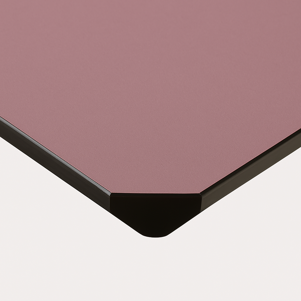 USM Kitos Tisch Linoleum, Mauve