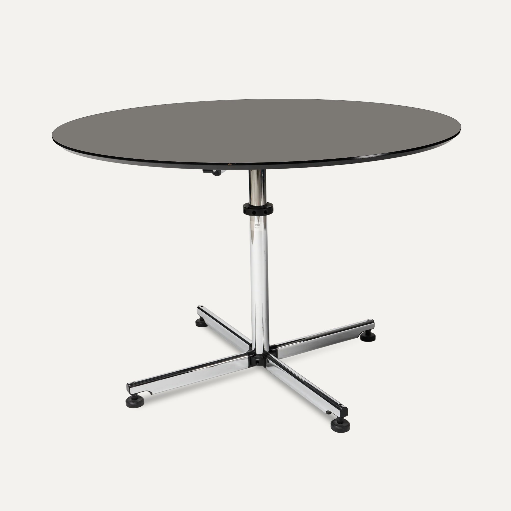 USM Kitos Tisch rund Fenix Grigio Londra