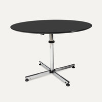 USM Kitos Tisch rund Fenix Nero Ingo