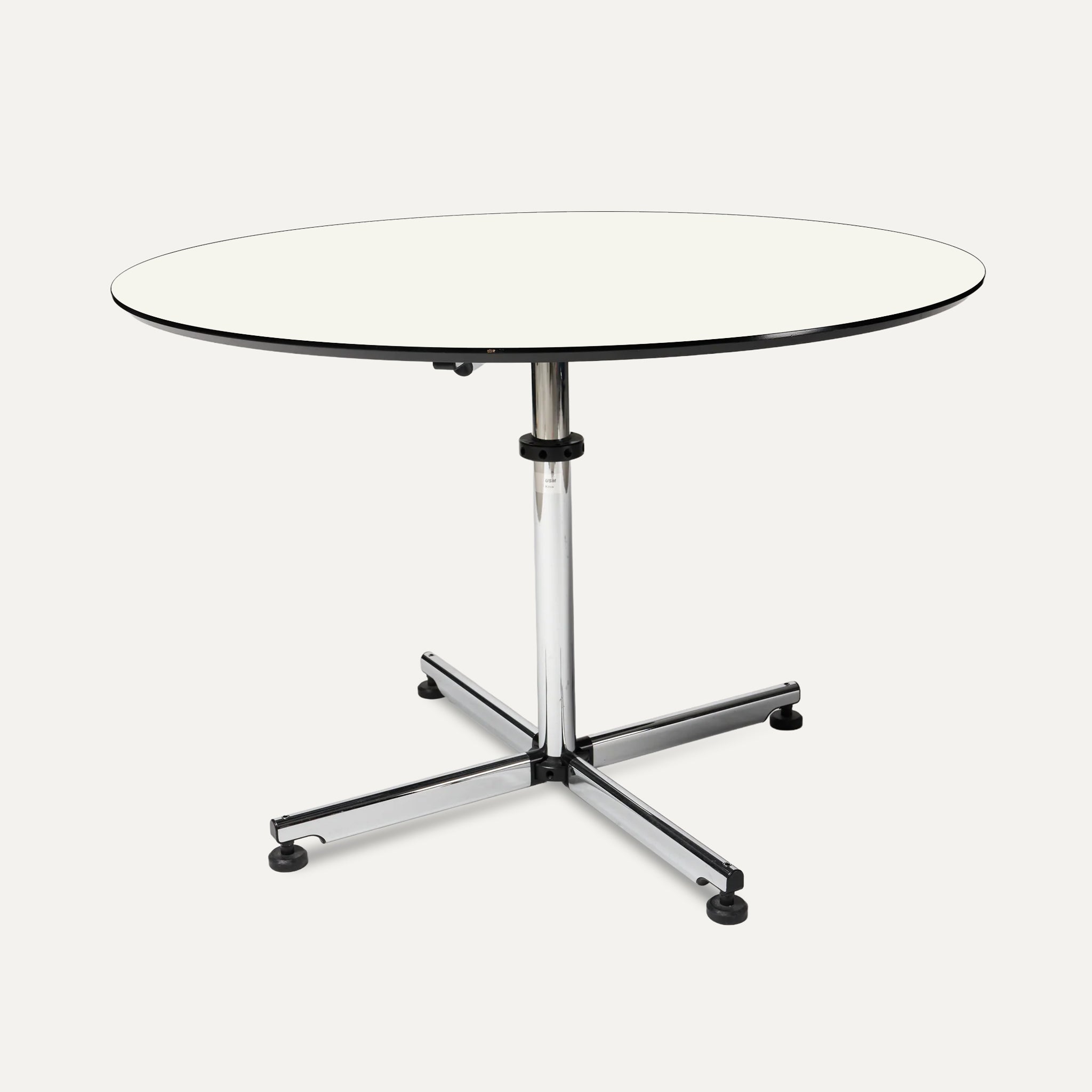 USM Kitos Tisch rund Fenix, Bianco Kos