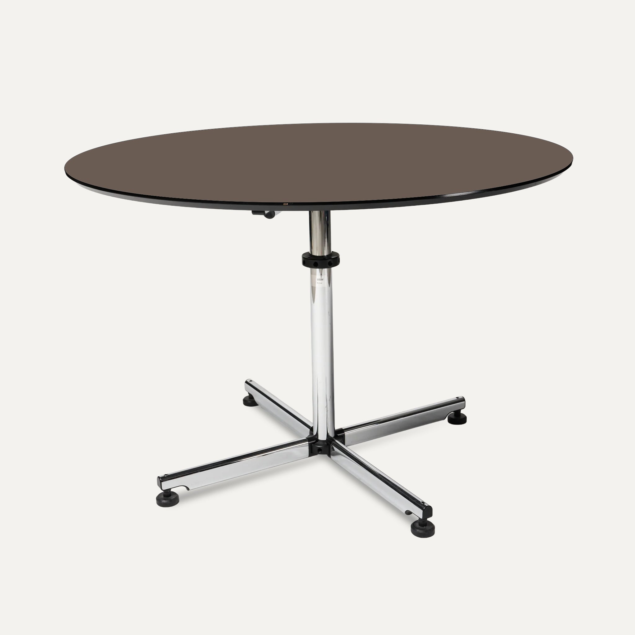 USM Kitos Tisch rund Linoleum, Mauve