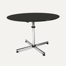 USM Kitos Tisch rund Linoleum, Nero