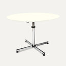 USM Kitos Tisch rund MDF Reinweiss