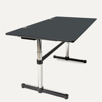 USM Kitos Tisch Linoleum, Charcoal