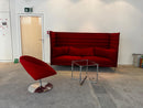 Vitra Alcove 3er Sofa Rot