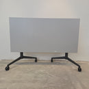 Werndl (Steelcase) FlipTop Klapptisch – Flexibler Design-Bürotisch auf Rollen (160 x 80 cm)