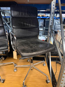 Vitra Eames EA 219 Softpad Leder schwarz