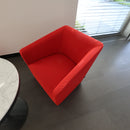 Vitra Occasional Lounge Chair Sessel, Kvadrat Steelcut Trio 666 Rot