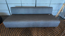 Gubi Modern Line Sofa, Stoff Grau, Gestell Chrom, 180 cm