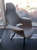 Vitra Organic Highback Sessel, Stoff Blau