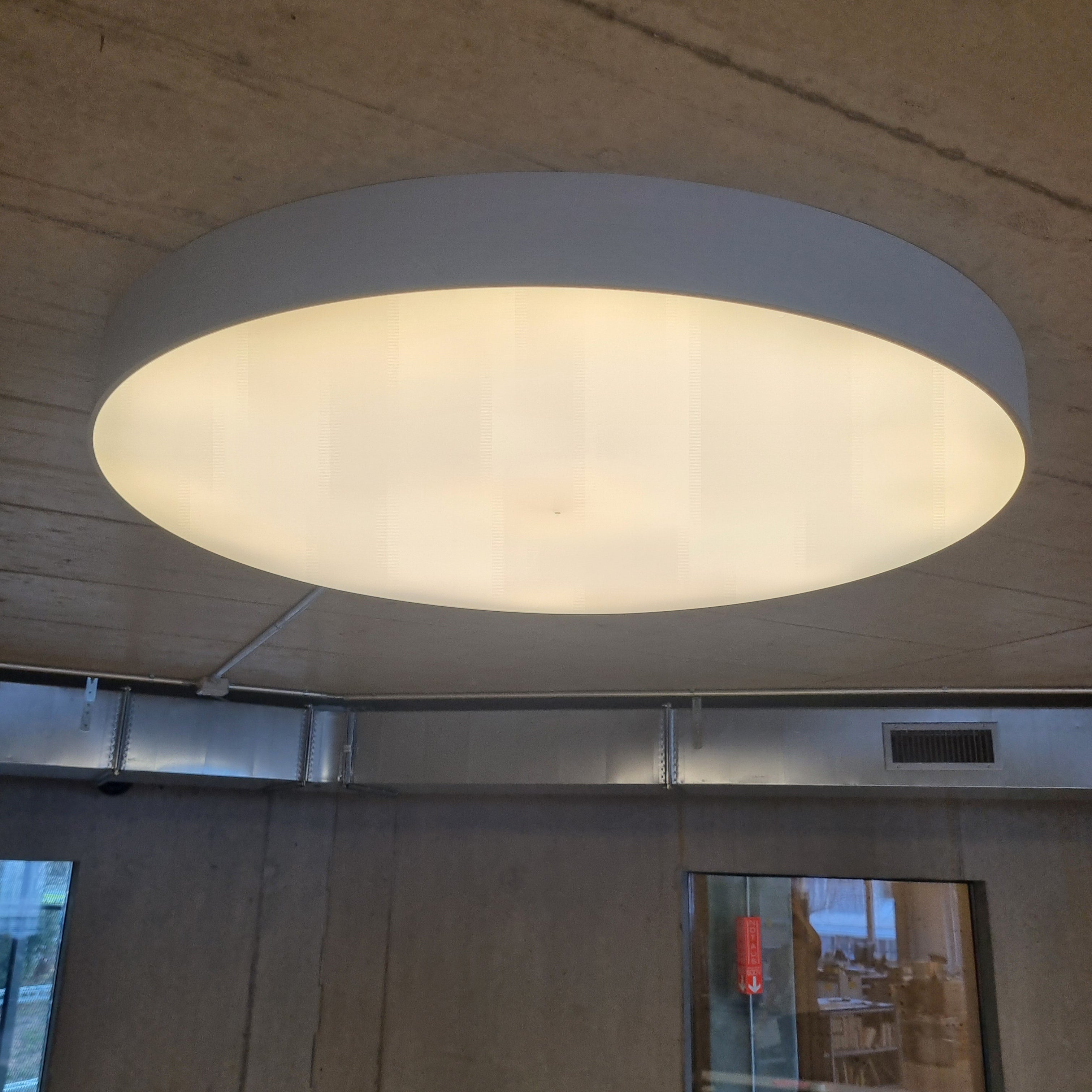 VELA R LED Deckenleuchte Ø125 cm Opal DIM DALI