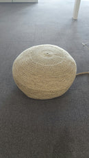 IKEA Sandared Pouf, Beige, Ø 50 cm