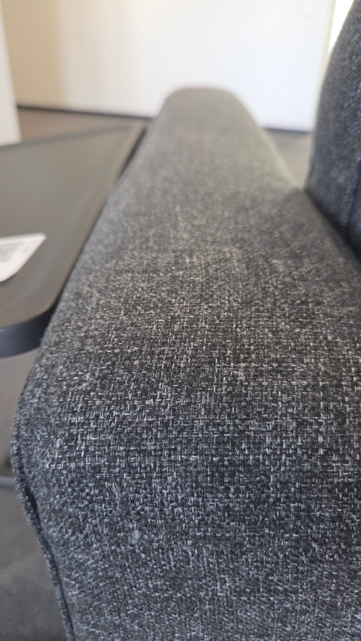IKEA Pärup 2er-Sofa, Stoff Grau, Gestell Eiche, 166 cm