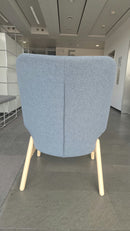 IKEA Vedbo Sessel mit hoher Rückenlehne, Blau