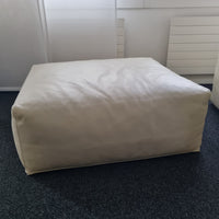 Cappellini Oblong Leder Hocker quadratisch B0034