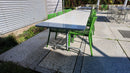 Atelier Alinea Gartentisch, Stahl Weiss, 295 × 75 cm