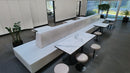XXL Lounge-Sofa «Next», Weiss, ca. 8 m, Sonderanfertigung
