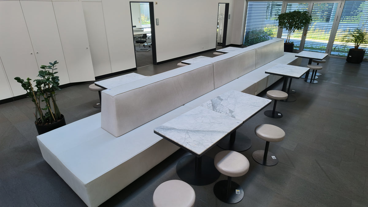 XXL Lounge-Sofa «Next», Weiss, ca. 8 m, Sonderanfertigung