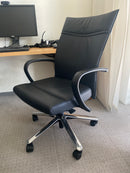 Klöber Ciello Bürodrehstuhl Leder in Top Zustand B0727