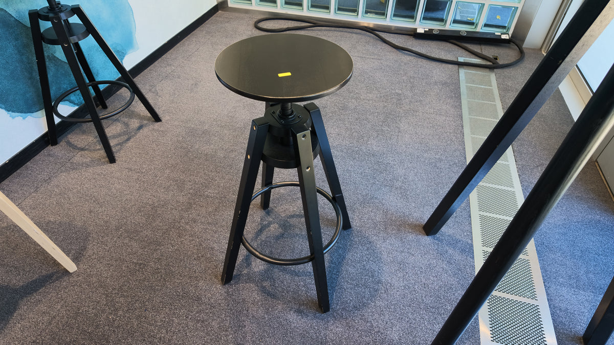 IKEA Dalfred Barhocker, Schwarz