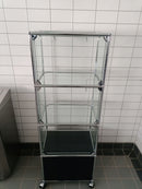 USM Haller Glasvitrine 1x4