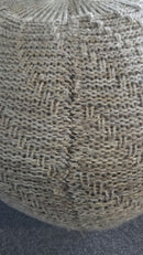 IKEA Sandared Pouf, Beige, Ø 50 cm – leicht gebraucht