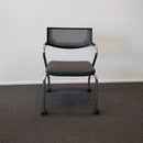 Vitra Visaroll 3 • Vis a Vis mit Rollen • Schwarz B0888