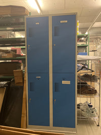 Burg Metallschrank mit vier geräumigen Abteilen B0811