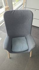 IKEA Vedbo Sessel mit hoher Rückenlehne, Blau