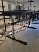 Elektrisch höhenverstellbarer USM Kitos E Plus Tisch - Eiche schwarz 200x100cm
