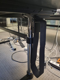 Elektrisch höhenverstellbarer USM Kitos E Plus Tisch - Eiche schwarz 200x100cm