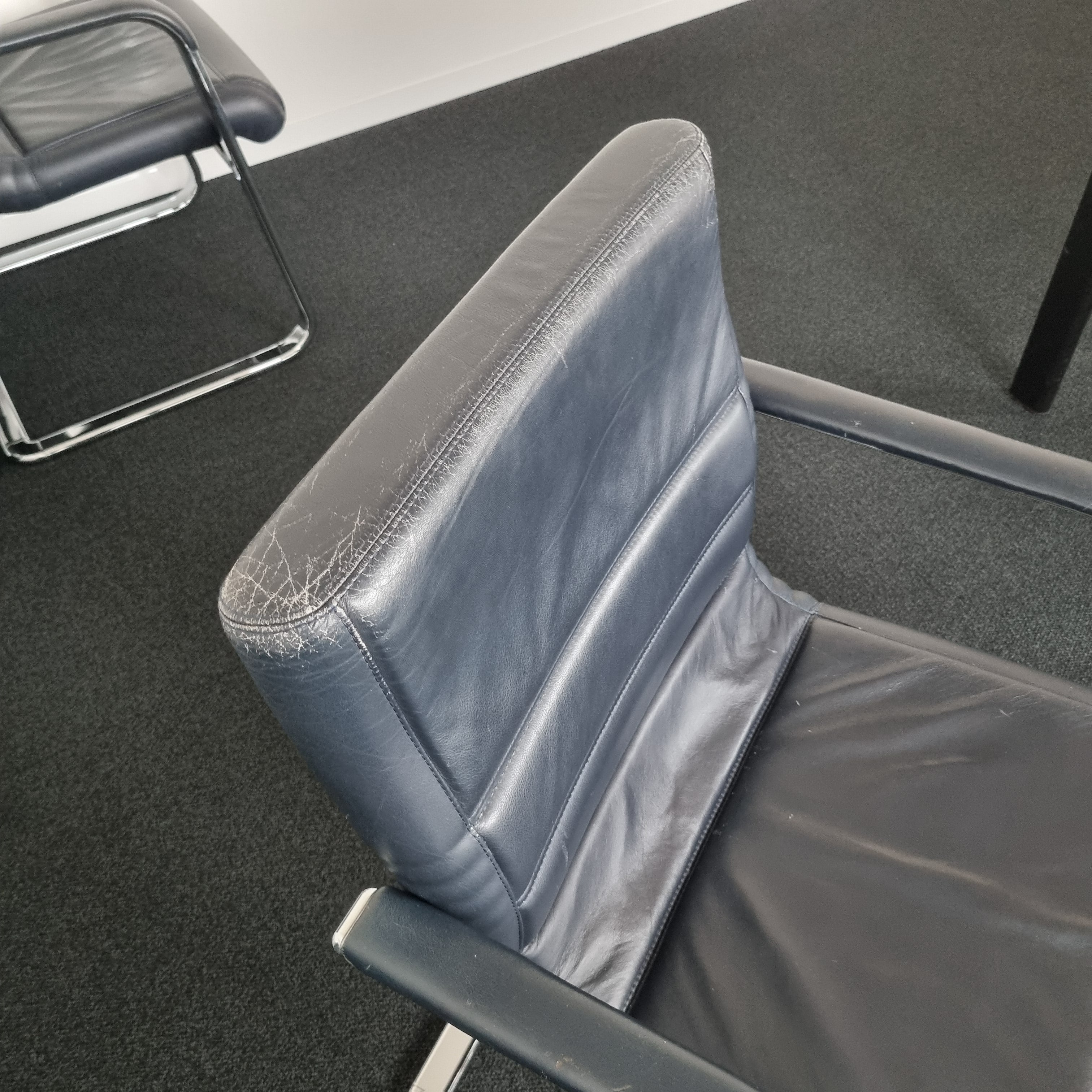 VOKO Physio-Class Konferenzstuhl Freischwinger Leder