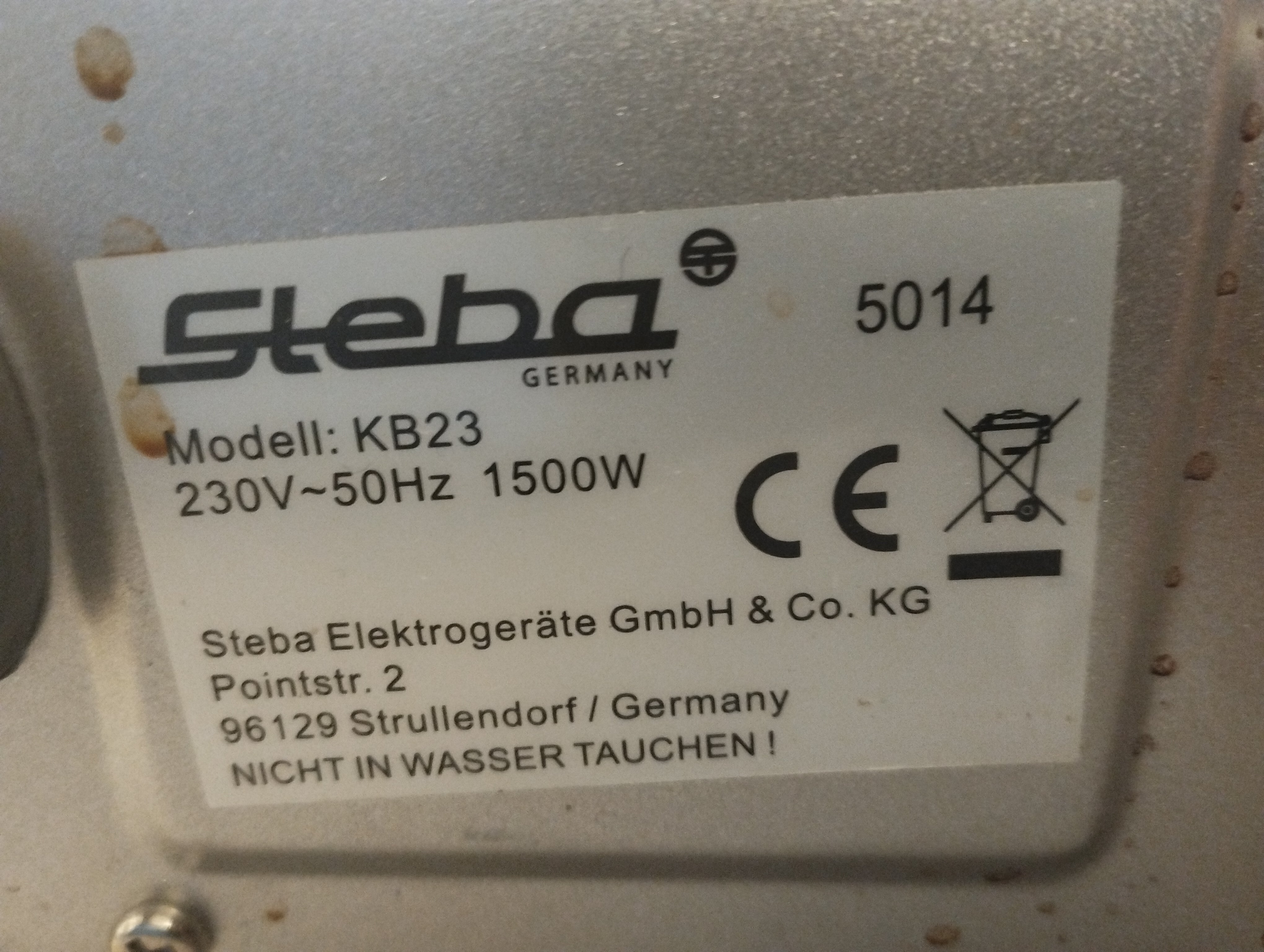 Steba Backofen KB 23