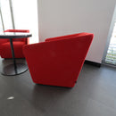 Vitra Occasional Lounge Chair Sessel, Kvadrat Steelcut Trio 666 Rot