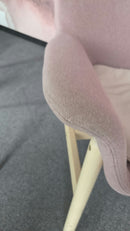 IKEA Vedbo Ohrensessel, Rosa – leicht gebraucht