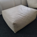 Cappellini Oblong Leder Hocker quadratisch B0034
